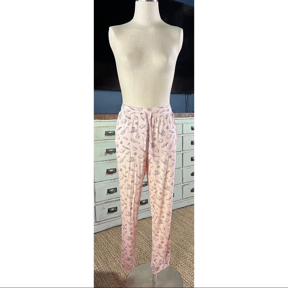 AQS Cooking Breakfast Light Pink Pajama Set PJS XXL - Picture 7 of 11